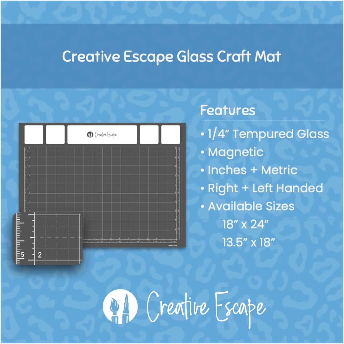 Glass Craft Mat - Creative Escape